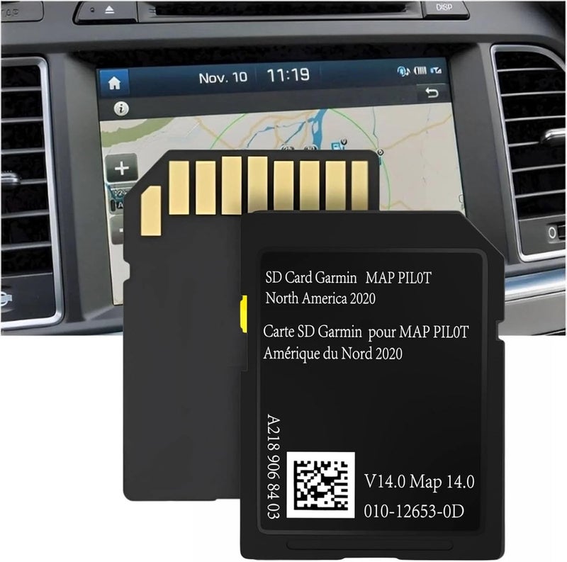 Ceypecfire Latest Navigation Memory Card A2189068403 Compatible with Mercedes Garm./Pilot,GLA/GLC/CLA/AMG/A/B/C/E-Class,Version 14.0 (MAP 14.0) Only fit for The Audio 20 (Code 522) NTG,Can/Mex/USA Maps - Image 4